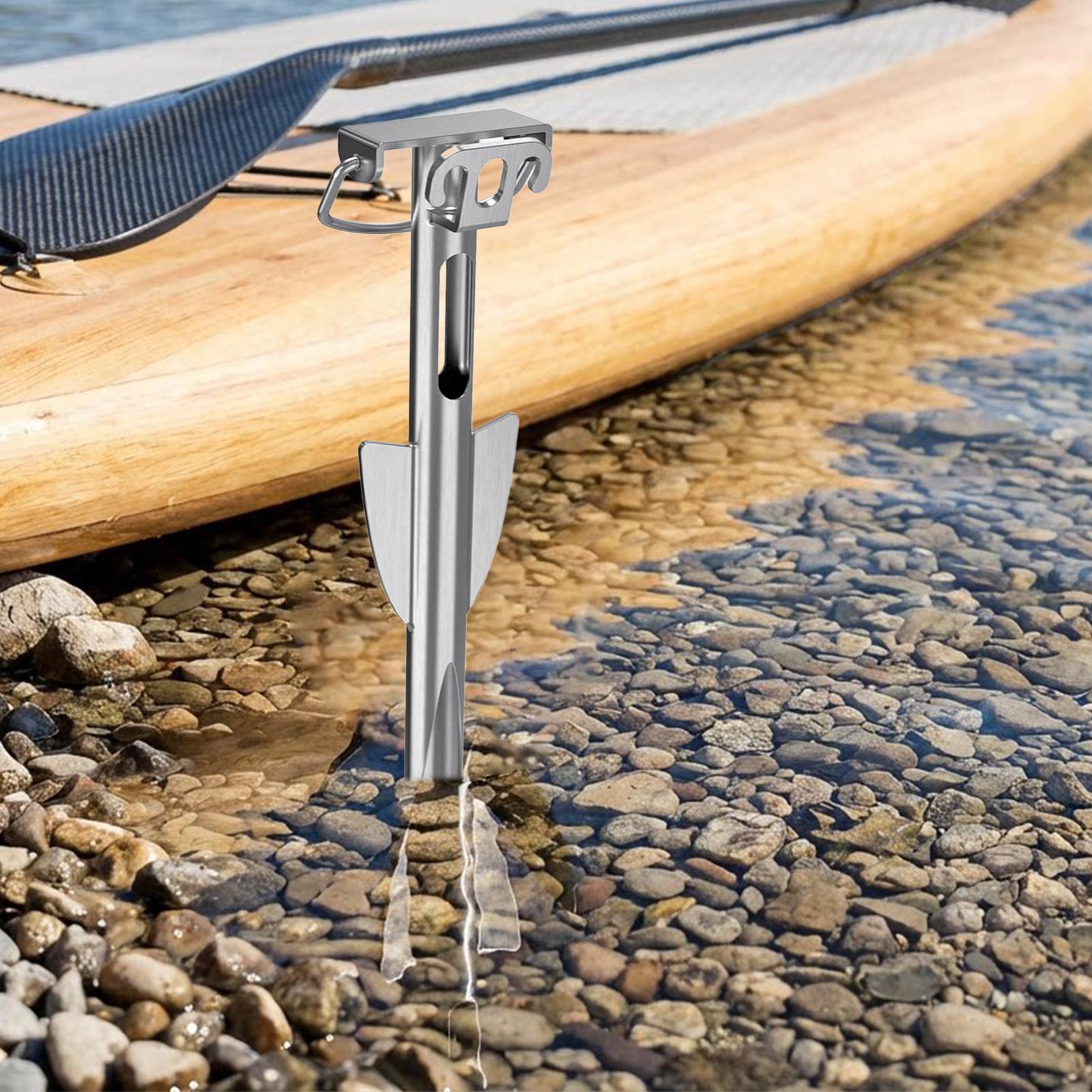 カヤック用浅水アンカー 防錆ポータブルボートアンカー カヤッ - Fishing Boat Anchor のレビューと価格