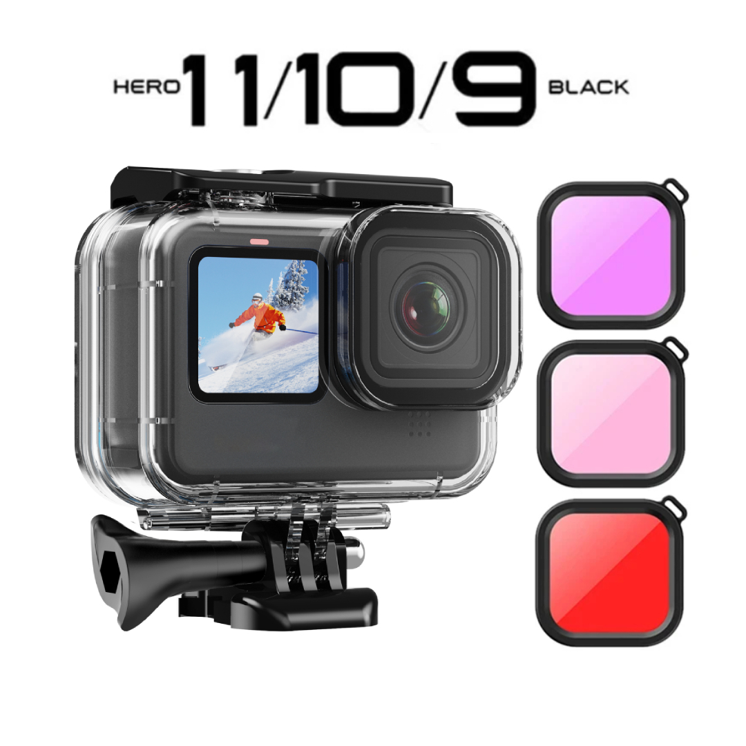 GoPro Hero用防水ケース,水中ダイビングカバー,ダイ - Fishing Boat Cover のレビューと価格